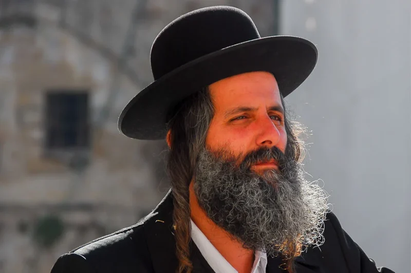 Adult Jewish man after a successful recovery from addiction.